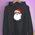 Santa Claus LGBTQ Gay Pride Flag Sunglasses Hoodie - Dark Grey Heather
